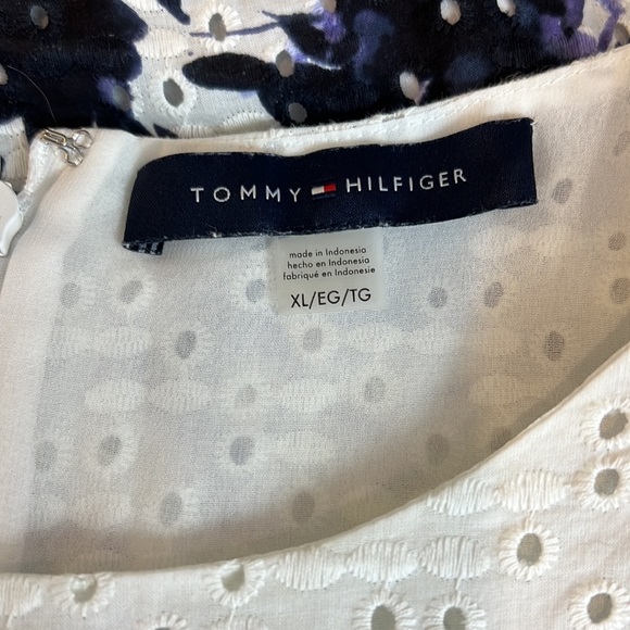 Tommy Hilfiger Eyelet Cotton Blouse - Picture 6 of 6